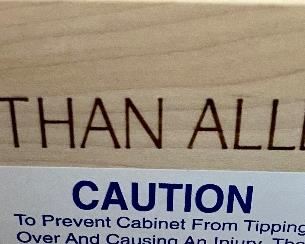 Ethan Allen Step-back Cabinet/Hutch