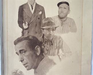 Humphrey Bogart print -1979