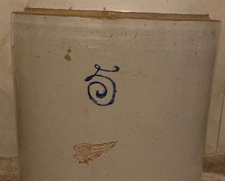 Redwing 5 gal. Pottery jug
