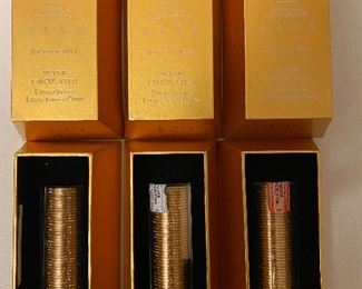 Ballistic roll of gold dollars