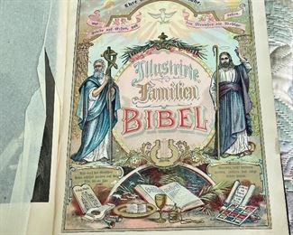 Antique German Family Bible - 1904