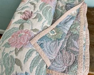 Vintage Tapestry Coverlet 