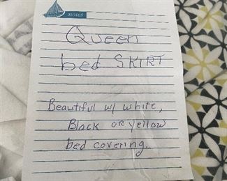 Queen Bed Skirt