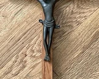 Vintage/Antique Bronze German Crucifix