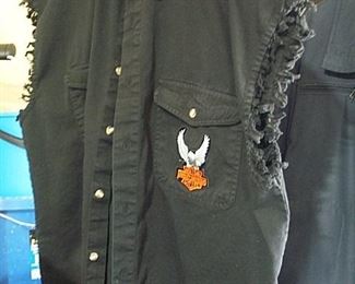Harley riding vest collectable