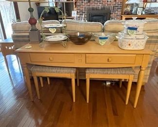 53 Ethan Allen Console Table