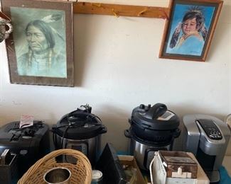 Small appliances offer an abundance of cooking options.