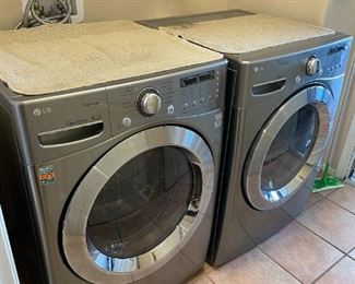 LG washer and Gas dryer