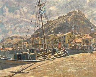 original oil on canvas by Seigfried Hahn.