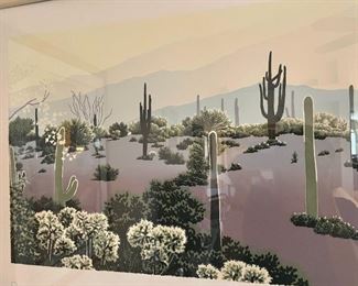fun lithograph of the desert!