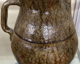 1987 Signed Lanier Meaders Pottery Pitcher