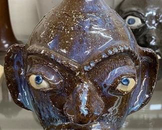 Charles Lisk Face Jug (Vale N.C.)