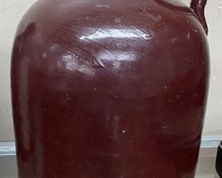 Brown Catawba Pottery Jug