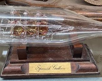 Glass Ship in Glass Bottle