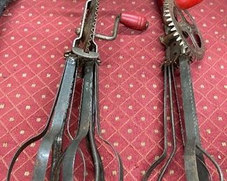 Vintage Red Handle Kitchen Items