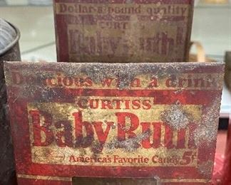 Old Curtiss Baby Ruth Candy Bar Display Stand