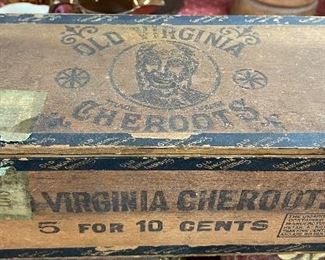 Old Virginia Cheroots Cigar Box