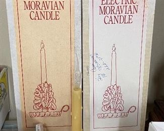 Electric Moravian Candles