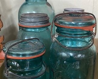 Blue Ball Jars