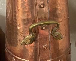 Copper Fireplace Stand