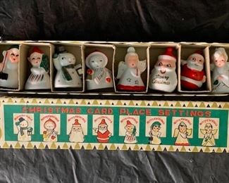 1950's Christmas Card Place Settings