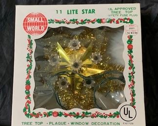 Vintage Lite Star Tree Topper works