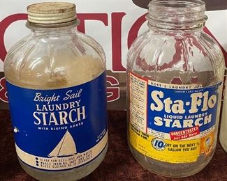 Old Paper Label Household Jars