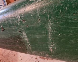 Canoe by Old Town Canoe, Pathfinder model.  bottom shown