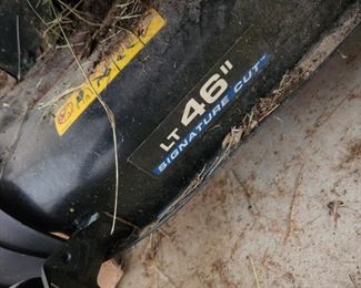 Cub Cadet, model  XT1 riding mower, 46" mower deck