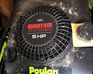 new, in box, Poulan high wheel lawnmower