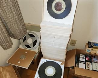 reel to reel tapes, cassettes, VHS and Beta tapes, Memorex, Maxell, Audiotape and more