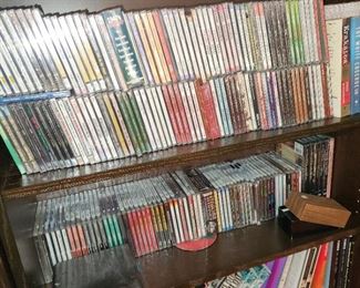 books, DVDs, VHS & CDs, most brand new