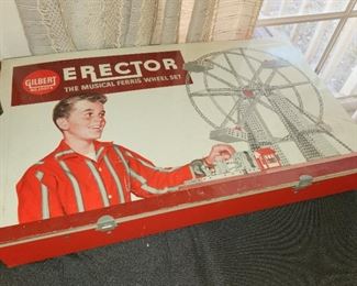 vintage Erector set, appears to be complete