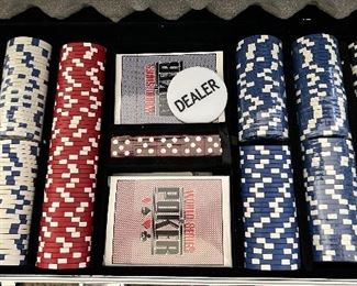 World Series Poker Set Aluminum Case 