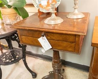 Victorian sewing table