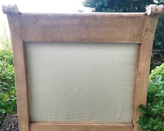 Back
Jansen
Louis XVI style bergere
seafoam & gold striped silk & gingham back w/ down filled cushion mid 20th c
stamped 
25.5”d x 24”w x 34”h  seat 18”h 
$2000