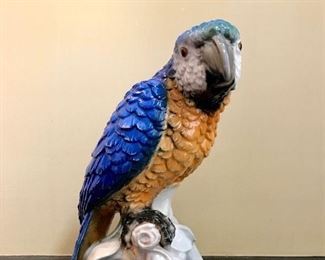 Goebel porcelain parrot
8.25” h 
1967

$250