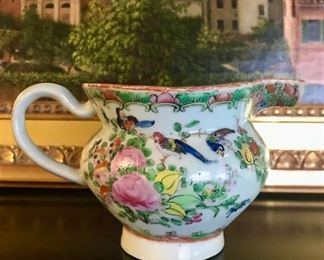 Chinese Export 
Rose Mandarin 
porcelain creamer
c 1910-1920
3.75” h

$100
