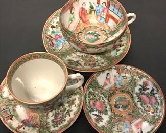 Chinese Export 
Rose Medallion porcelain
5 piece set
$150
