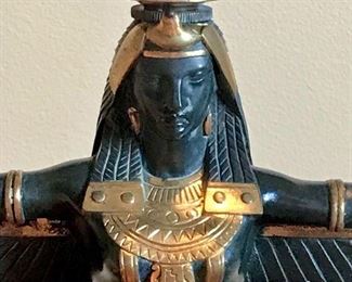 Detail
Pair Egyptian revival table lamps bronze & marble w/tole shades
20th c
29.5” h
SOLD