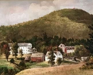 Seth Steward
(American, 1844-1924) 
rural scene, New England
oil on Masonite 
1911
8.25” x 12.75”
SOLD