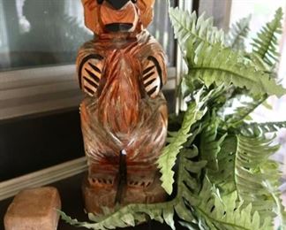 Wooden Carved Bear