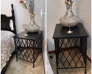 Accent side table and home decor