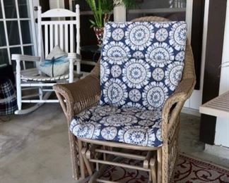 Nice Glider and Porch Rocker