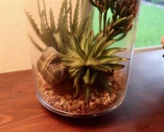 Faux succulent plant