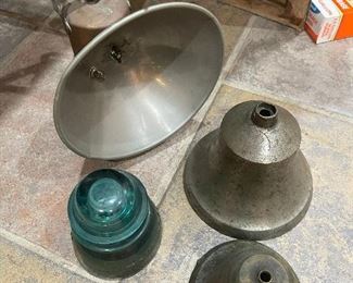 old bells, old light, railroad light