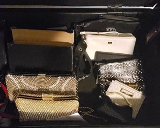 Designer and glam wallets.