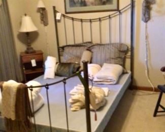 Gorgeous Heavy Wrought Iron Queen Bed