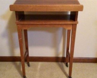 Vintage Podium on Casters