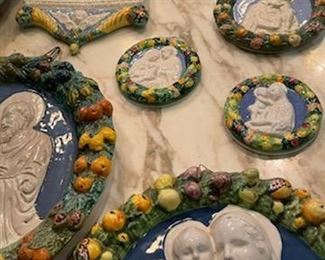 Nice assortment of other Della Robia plaques